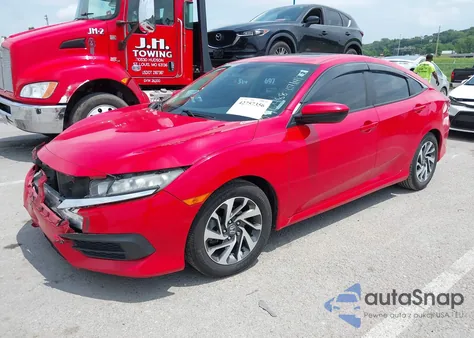 2016 Honda Civic Ex z USA, uszkodzony, nr VIN 2HGFC2F73GH542900